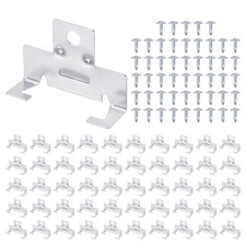 100 Pcs Recessed Light Clips Downlight Housing C Clips, 304 Stainless Steel C...