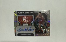2022-23 LENNY WILKENS auto panini prizm fast break disco autographs