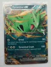 Pokemon TCG Tyranitar EX Prismatic Evolution Holo Card 64/131