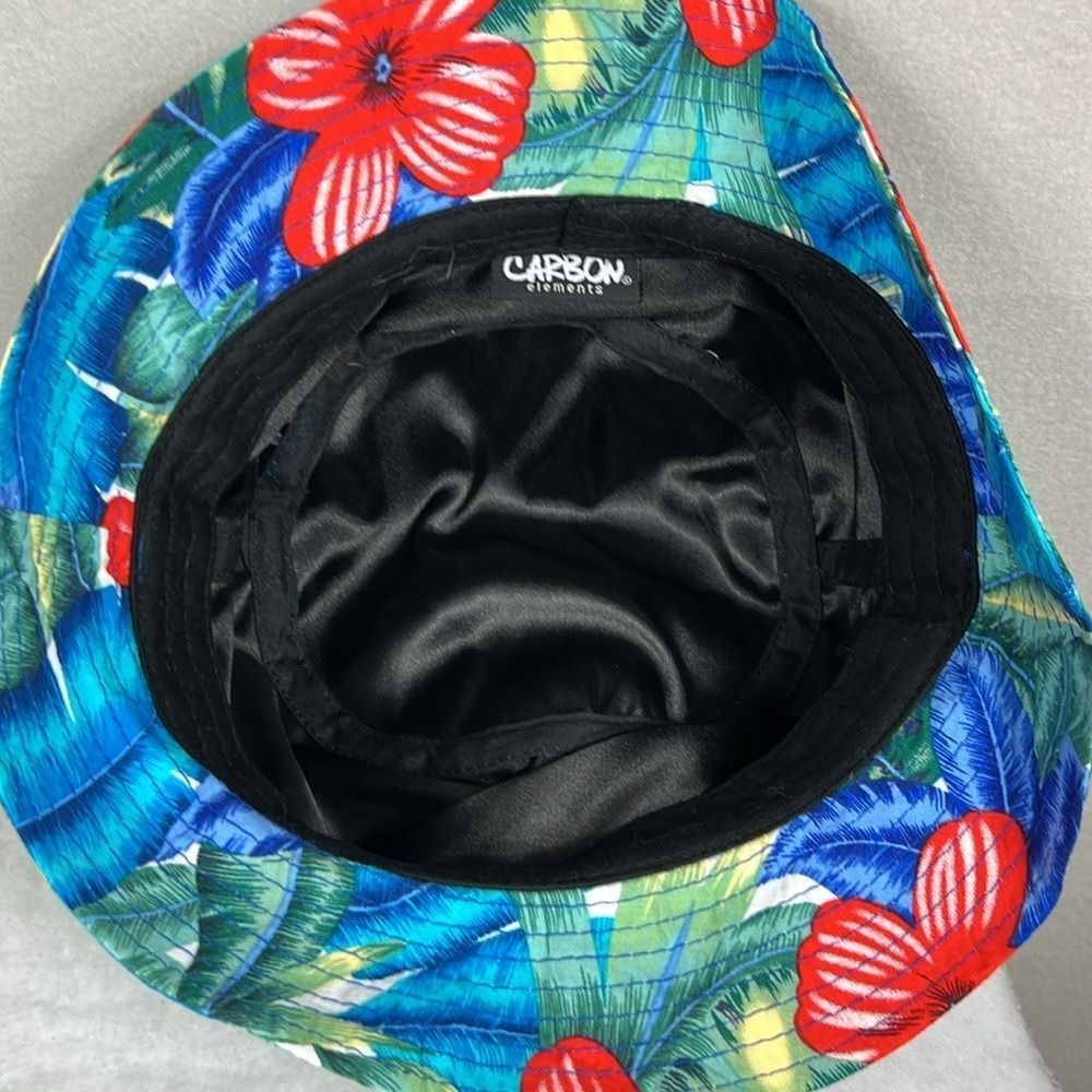 Carbon Elements Bucket Hat One Size Tropical Flor… - image 5