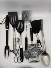 Lot of 9 VTG Kitchen Utensils Slotted Spatulas Serving Spoon EKCO Enduro More