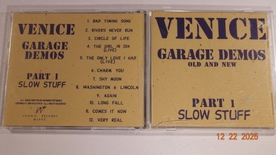Venice - Garage Demos Part 1 Slow Stuff CD 1995 Demo Rock Lucky