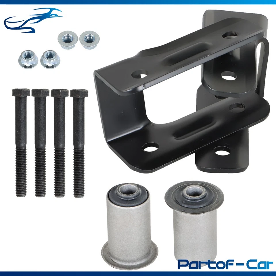 Leaf Spring Shackle Rear LH+RH For GMC S-15 Sonoma & Chevy S10 Pickup 1994-2004 - Image 3 of 4