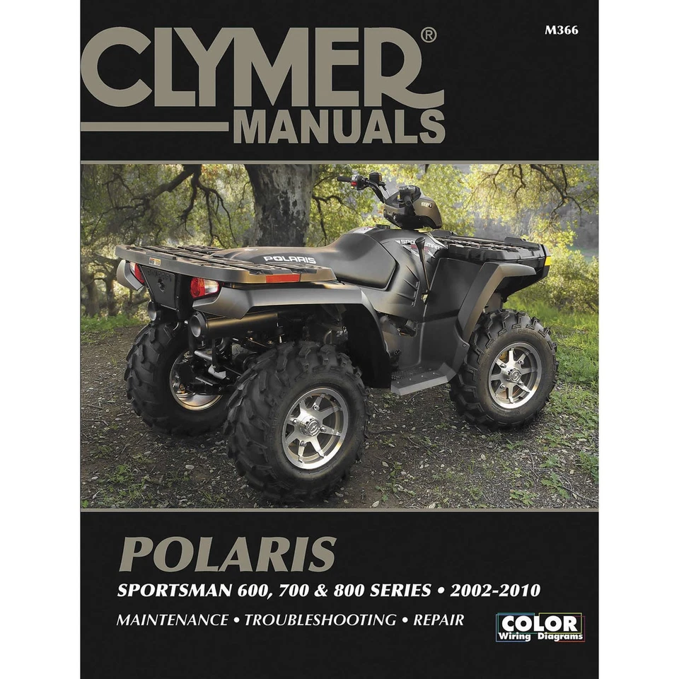 Manual Clymer para Polaris Sportsman '02-'10 CM366 Foto 2 de 4