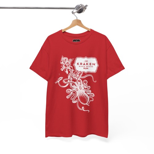 Kraken Spiced Rum Unisex Heavy Cotton Tee - Picture 85 of 88