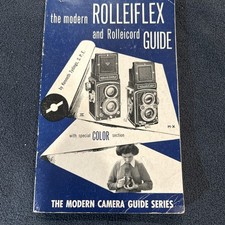 1952 The Modern Rolleiflex  Rolleicord Guide vintage camera Manual Tydings