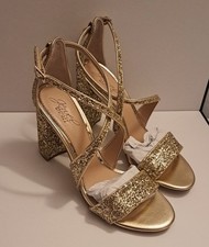 Jewel Badgley Mischka, sparkle and dazzle with glitter Size 7.5 Nib