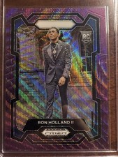 2024 Panini Prizm Draft Picks - Purple Wave - Rookie - Ron Holland II (RC)