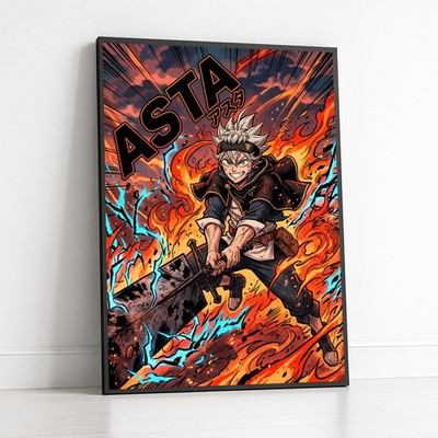 Poster Black Clover - Asta Base Form 18x24 Ultra-HD Art Print