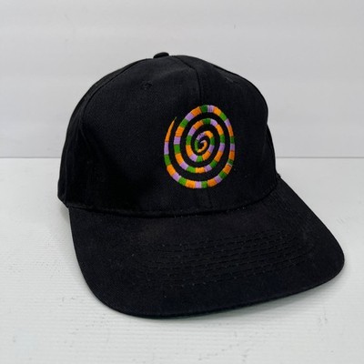 Vintage 90 s Spin Doctors SnapBack Hat Cap Black Tour Album Promo Rock Band