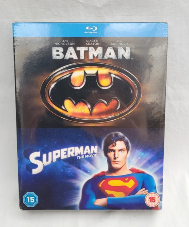 Batman Superman The Movie Blu-Ray - New & Factory Sealed