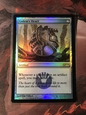MTG Golem's Heart FOIL WPN & Gateway Promos WPN 60 LP