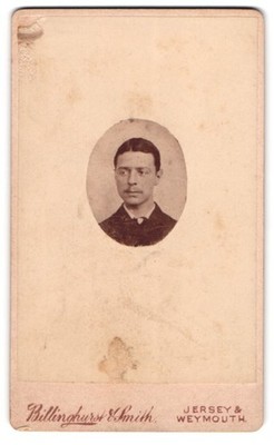 Fotografie Billinghurst & Smith, Jersey, Royal Parade 16, Bürgerlicher Mann mit 