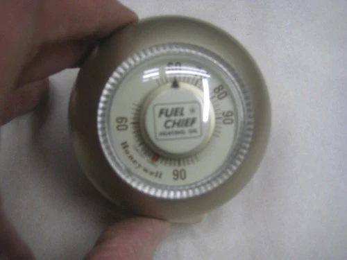 VINTAGE  TEXACO FUEL CHIEF  OIL BURNER THERMOSTAT
