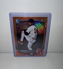 2025 Bowman Draft Mega Box Anthony Eyanson 1st Orange Mojo #BDC-116 Red Sox