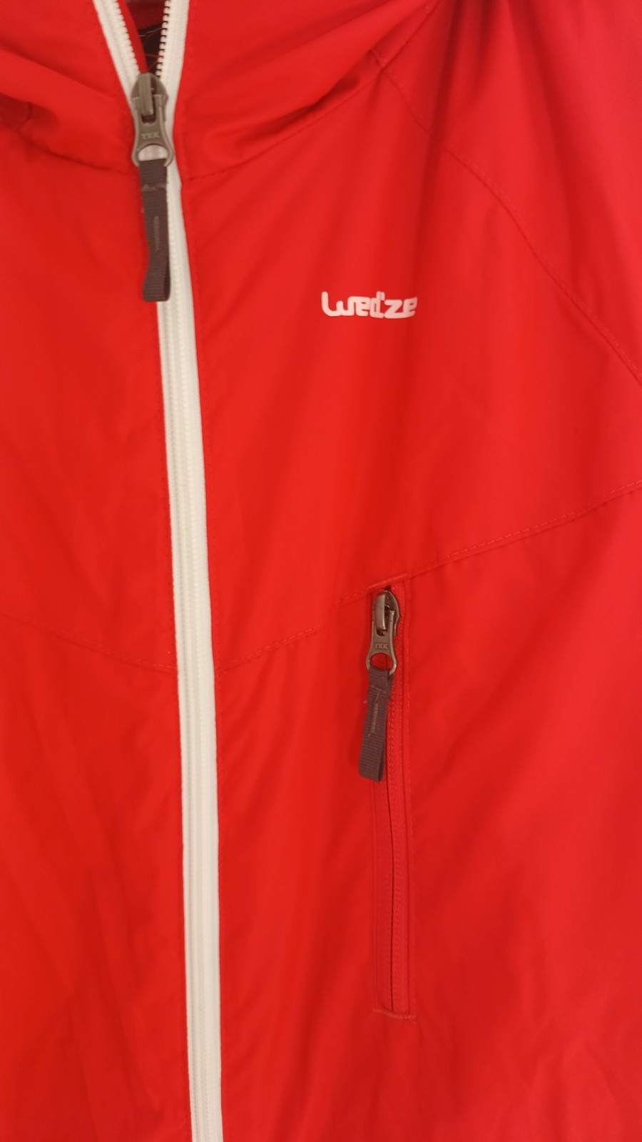 Decathlon Wedze Kids Red Ski Suit Age 14 Waterproof Hooded Snow Suit | Winter image 3
