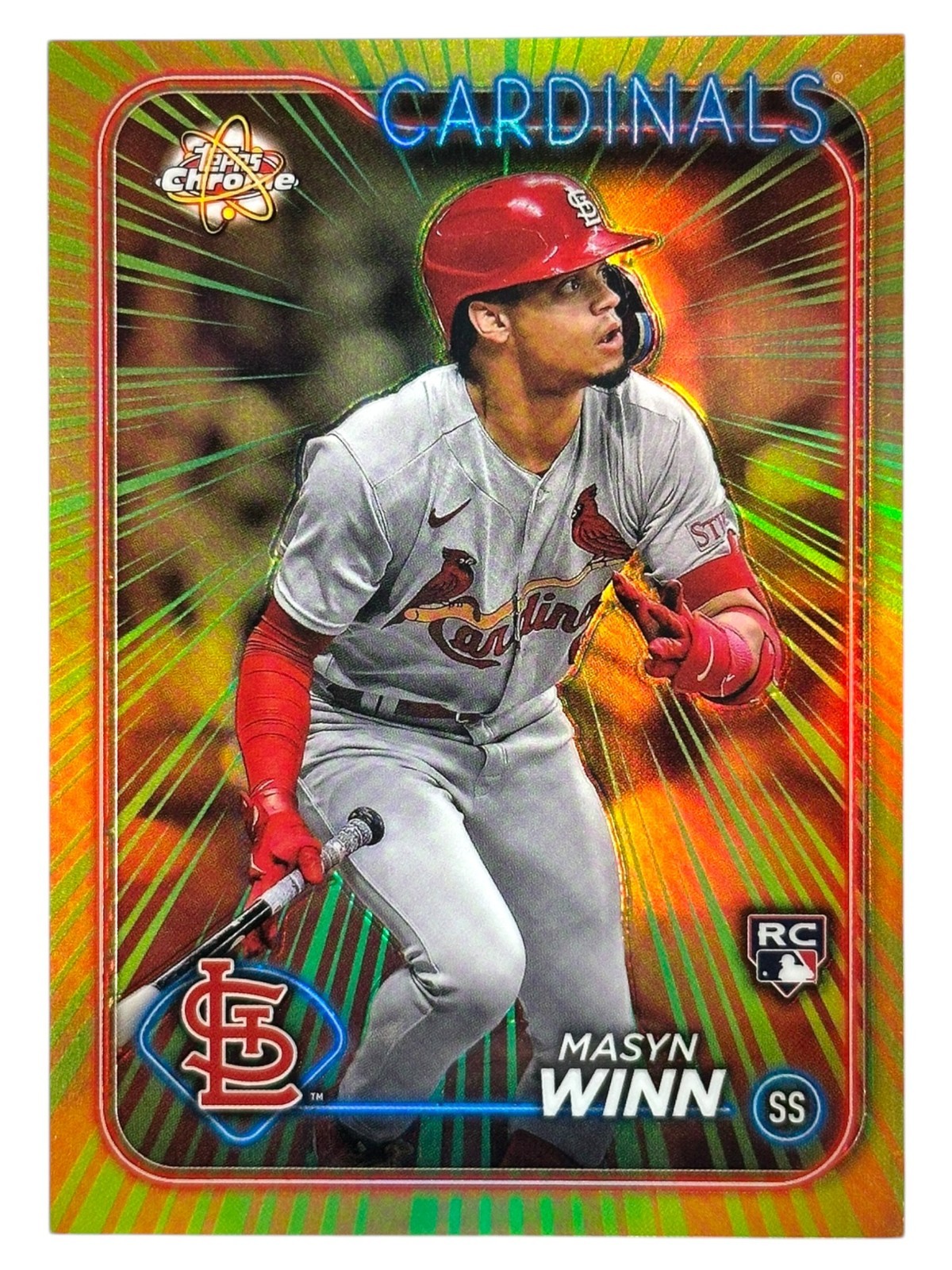 2024 Topps Chrome Radiating Rookies Masyn Winn RC SSP #RR-9
