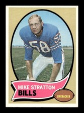 1970 Topps #252 Mike Stratton Bills EX+ *m7