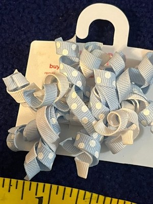 Vintage Gymboree Curly Hair Bow Clips 2008 Easter Ice Cream Social New