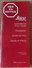 Leica Original International Price Guide New 5th Edition 1991 Hove