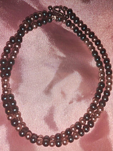 Multicolor Pearl Beaded (Green & Gray) Strand Collar Statement Classic Necklace!