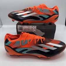 New Adidas X SPEEDPORTAL MESSI .1 FG GZ5148 Orange Silver Metallic Mens SZ 11