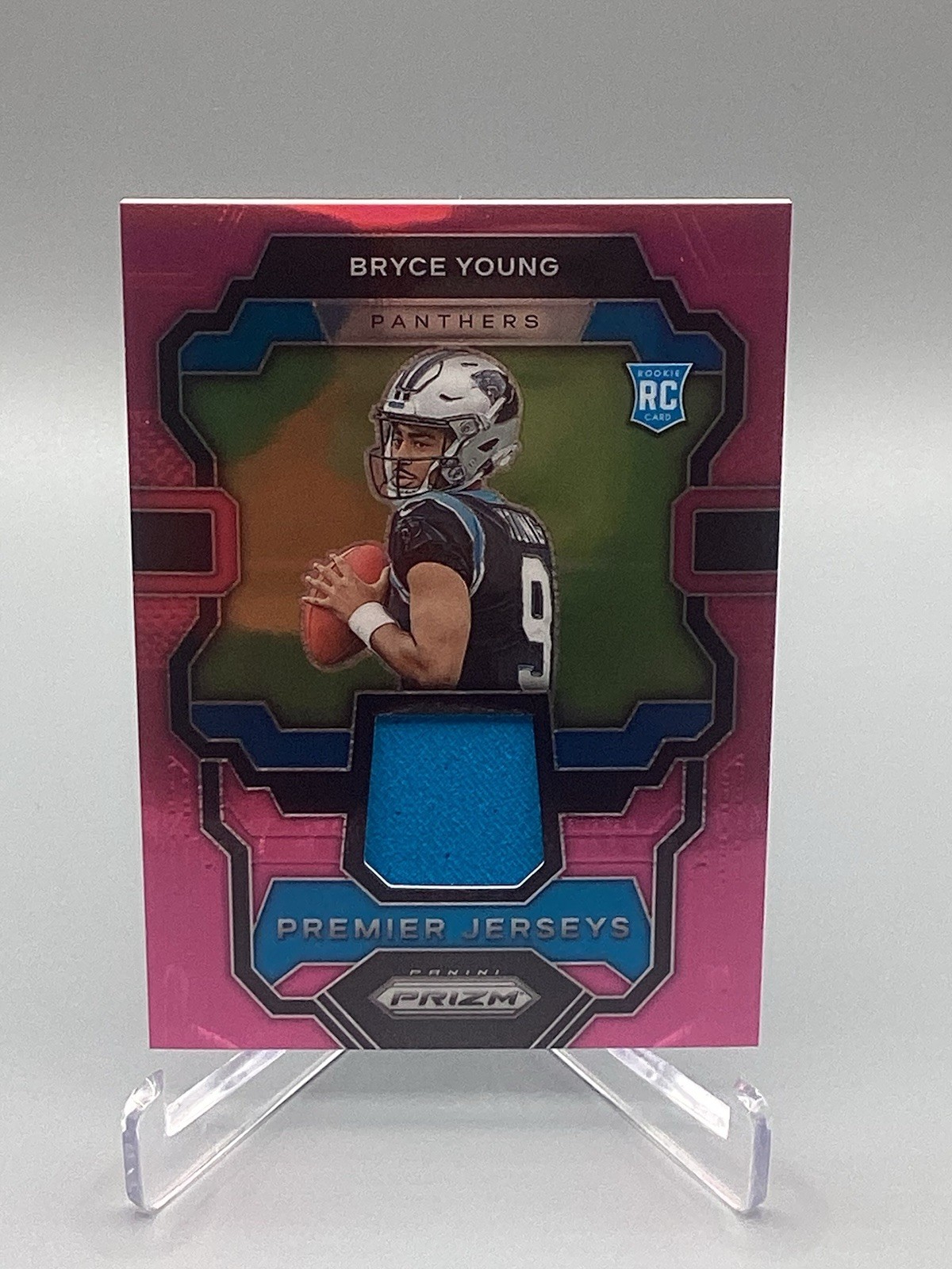 2023 Panini Prizm - Premier Jerseys Bryce Young #PJ-BY Pink Prizm (MEM, RC)