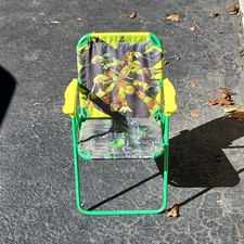 Teenage Mutant Ninja Turtles Kids Folding Patio Chair - Nickelodeon - Excellent