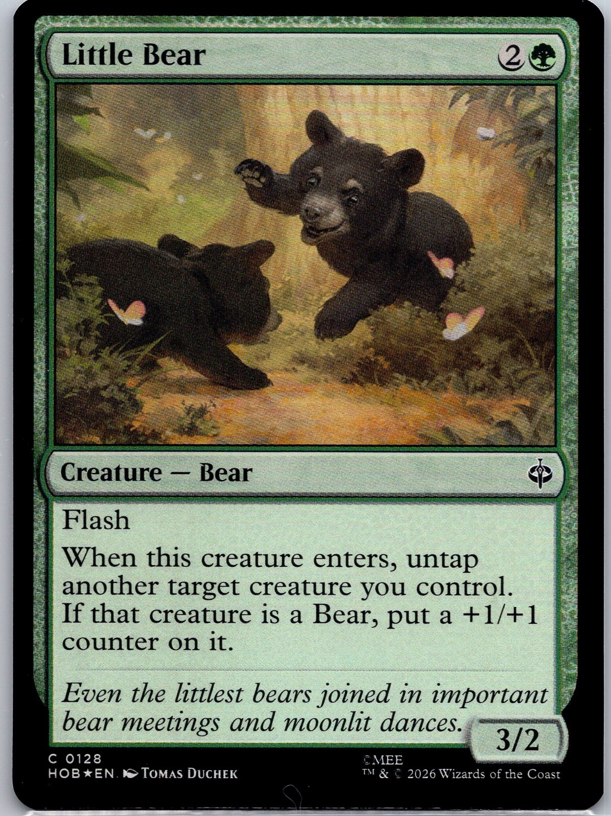 Little Bear Foil The Hobbit #128 NM