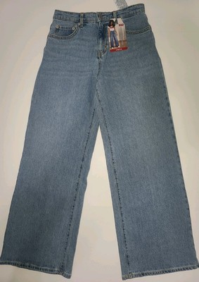 Levi's High Rise Baggy 12 Reg Strech. NEW. Adjustable Waist Band