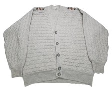 Vintage Carlo Colucci Herren Strickjacke 90s Pullover 52 L Wiesn Tracht