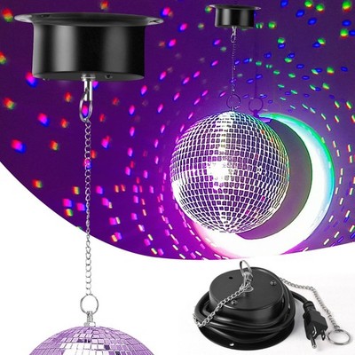 Disco Ball Motor 3 RPM, Palujorty Heavy Duty Slow Mirror Ball Motor Plug in f...