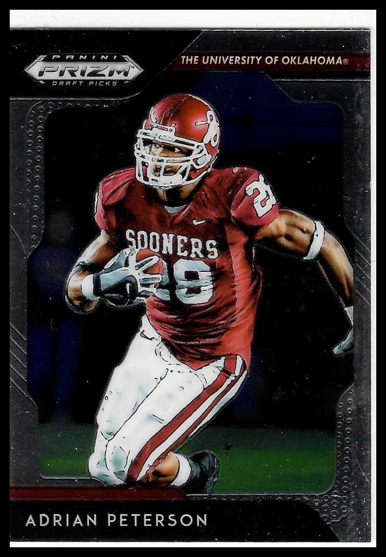 2019 Panini Prizm Draft Picks #5 Adrian Peterson