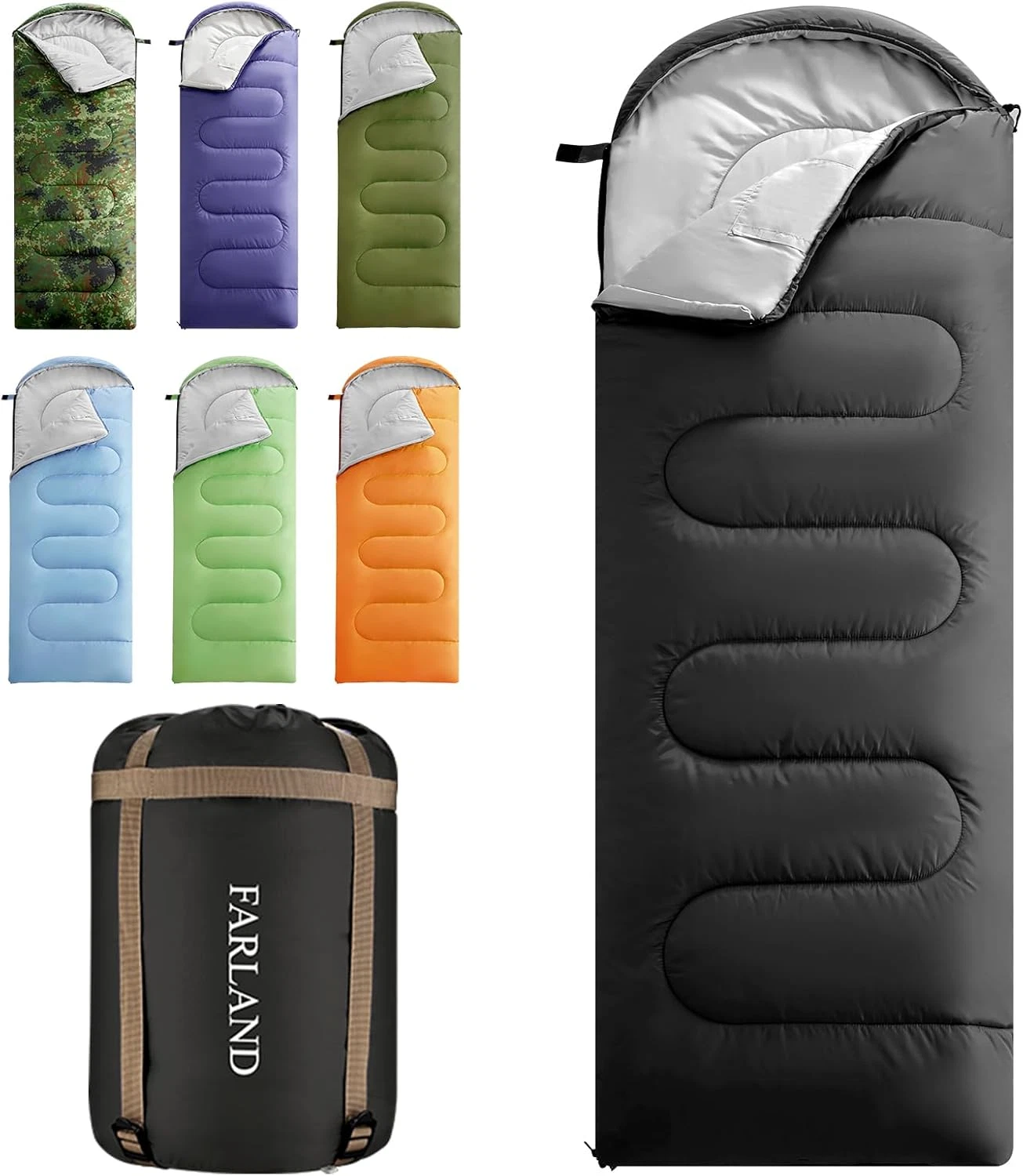 Sleeping Bags 30? for Adults Teens Kids with Compression Sack Portable