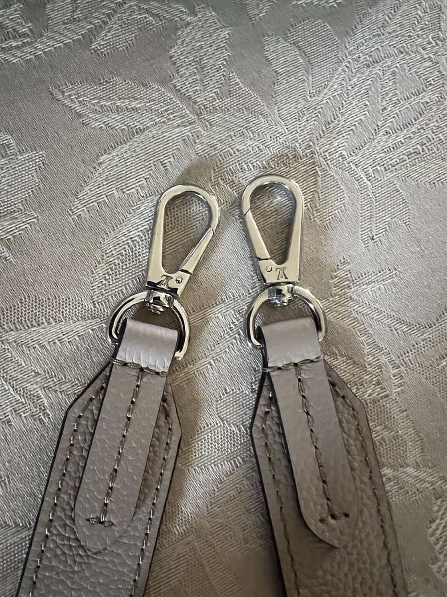 Louis Vuitton Galet (grey/taupe) Adjustable Silver Strap from