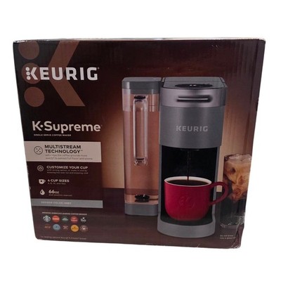 Keurig K-Supreme Single Serve K Cup Pod Coffee Maker Gray Brand New 