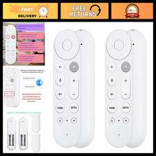 2 Pack Voice Search Remote Control for Google TV 4K - Replacement Upgrade Contro