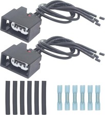 2Pcs Front Turn Signal Light Connector Plug Harness for 2007-2018 Jeep Wrangler