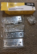 Ball Bearing Fire Rated Hinge 102x76mm (Set Of 3)