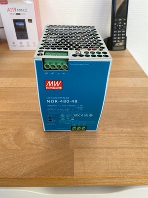 Neu: 3Stück  MEAN WELL NDR-480-48 480W 48V 10A Hutschienen Netzteil DIN-RAIL