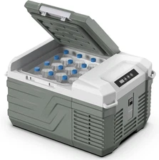 12 Volt Refrigerator 12V Car Fridge 10 Quart Small Car Refrigerator Portable Fri