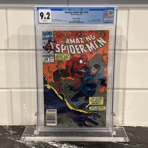 Amazing Spider-Man #349 CGC 9.2 Newsstand Edition Black Fox Doctor Doom