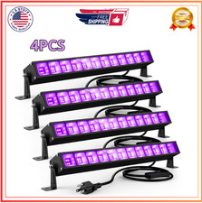 Atfoyer 4PCS 40W LED Black Light Bar, Black Lights for Glow Party, Blacklight