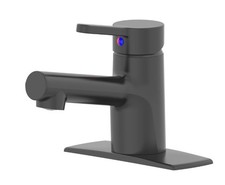 Mainstays Single Handle Bathroom Faucet Matte Black Finish