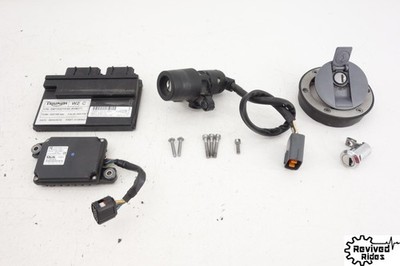 13-17 Triumph Daytona 675 675r Lock Set NO KEY Ignition Switch ECU CDI Gas Cap