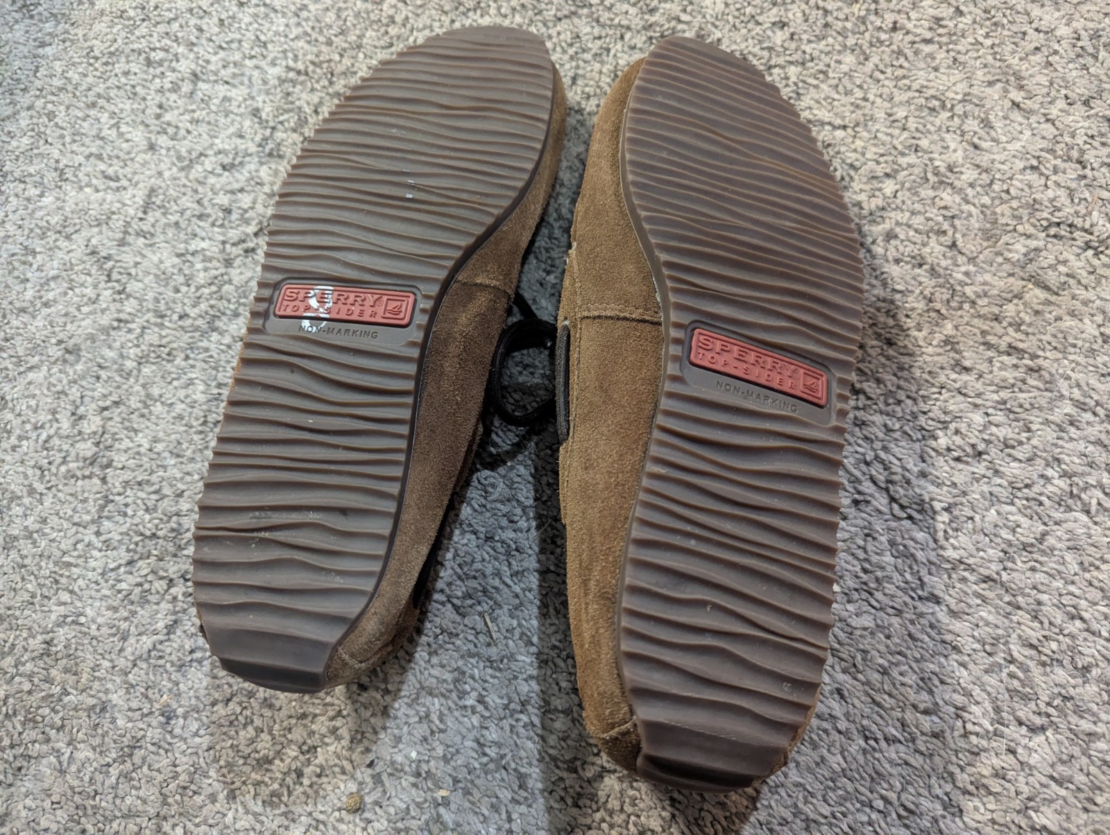 Sperry Topsider Brown Leather Mens Size 8 - image 6