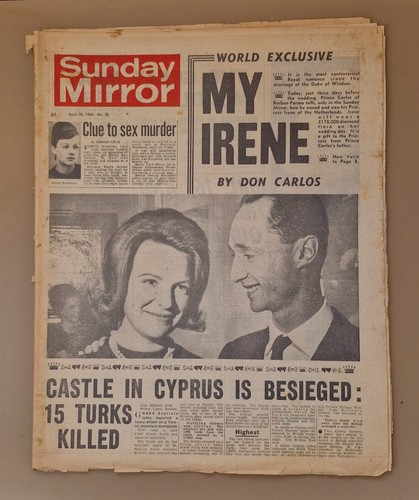 Periódicos Sunday Mirror - Anuncio múltiple NO COMPLETO; ¡Cumpleaños, varios años! - Imagen 11 de 110