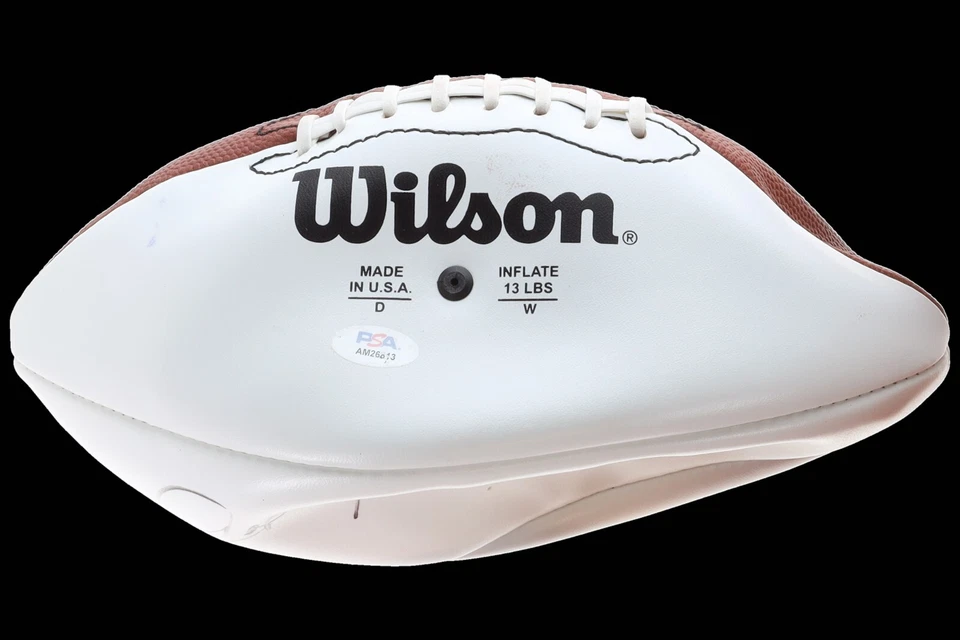 2000 SP Authentic Sign of the Times #JH Joe Hamilton Auto + Wilson auto Football - Image 4 of 4