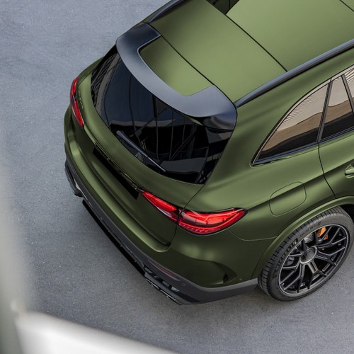 Spoiler posteriore ala labbro per Mercedes Benz GLC X254 2023-2024 nero - Foto 9 di 13