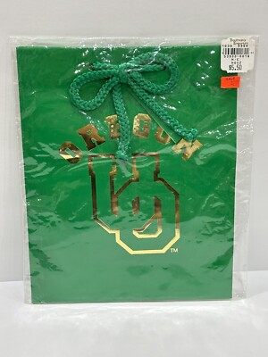 University Of Oregon Gift Bag Pack. 90 s Retro Vintage Collegiate Ducks UofO